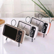 Retro TV Bluetooth Speaker Phone Holder