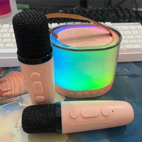 K52 Wireless Microphone Audio Integrated Microphone Karaoke Speaker