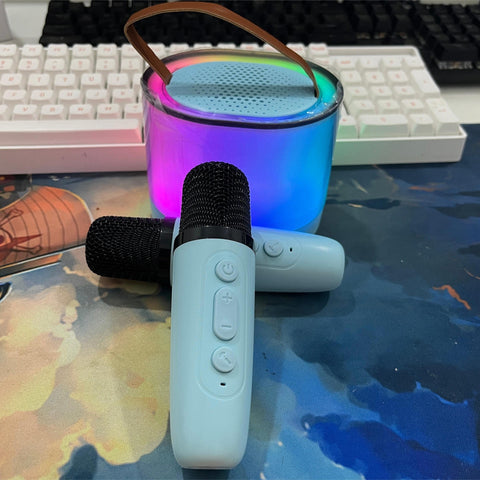 K52 Wireless Microphone Audio Integrated Microphone Karaoke Speaker