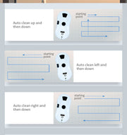 Window Cleaner Robot, Smart Window Cleaner With Automatic Water Spray, Remote Control Robot Window Washer For Windows Tiles Glass Door