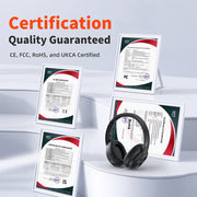 ANC Gaming Headset Active Noise Reduction Wireless Bluetooth Headset