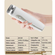Smart Mini Portable Handheld Vacuum Machine Rechargeable Home