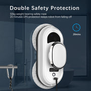 Window Cleaner Robot,Smart Glass Cleaning Robotic With 5600Pa Strong Suction,Remote Control Window Cleaning Robot For Windows Tiles Class Door